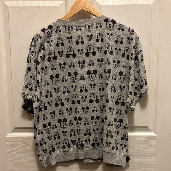 Disney Gray Knit Mickey Mouse Top - Picture 6 of 9